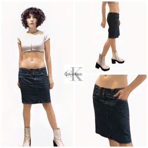 Calvin Klein Jean Skirt